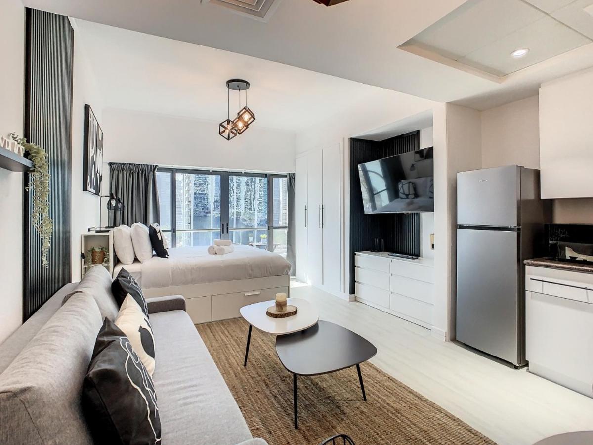 Luxury Modern Studio In Jlt With Amazing View & Rooftop Pool - Sleeps 3 Dubai Exteriör bild